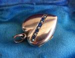 Victorian Rose Gold Puffed Heart Locket