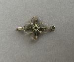 Edwardian 9ct Gold Art Nouveau Pearl Drop Pendant