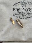 15ct Gold Antique Barrel Necklace Clasp, Victorian