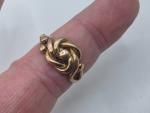 9ct Gold Victorian Lovers Knot Ring, 1899