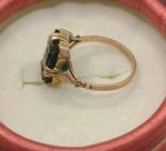 Victorian Mourning Ring with Initial 'P' - 9ct Gold