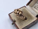 9ct Gold Victorian Lovers Knot Ring, 1899
