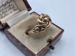 9ct Gold Victorian Lovers Knot Ring, 1899