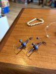 Vintage Costume Jewelry Set: Necklaces, Bracelets, Earrings