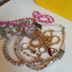 Vintage Monet Gold Tone Costume Jewellery Necklace