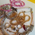 Vintage Monet Gold Tone Costume Jewellery Necklace