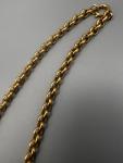 Vintage Rolled Gold Necklace with Chain