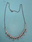 Vintage Antique Pearl and Diamond Necklace