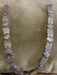 Antique Silver Book Chain Bracelets or Necklace