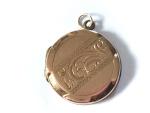 9ct Rose Gold Front & Back Photo Locket
