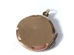 9ct Rose Gold Front & Back Photo Locket