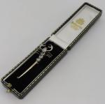 Victorian Silver Moonstone Scorpion Brooch