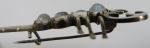 Victorian Silver Moonstone Scorpion Brooch