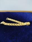 Retro 80's Gold Plated Link Bracelet