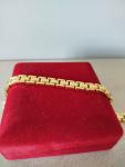 Retro 80's Gold Plated Link Bracelet