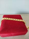 Retro 80's Gold Plated Link Bracelet