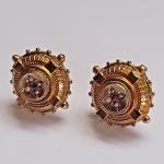 Victorian Antique Earrings with Ornate Design