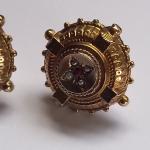 Victorian Antique Earrings with Ornate Design