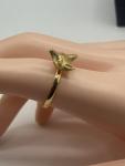 15ct Gold Fox Head Ring with Diamond Eyes