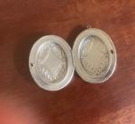 Vintage Silver Pendant Locket with Timeless Charm