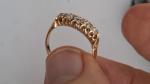 18ct Old Cut Diamond Ring, 0.60cts