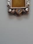 Gold and Silver Antique Picture Locket Pendant