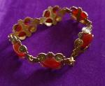 Ornate Art Deco Goldtone Filigree Bracelet