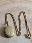 Victorian Antique Photo Locket Necklace