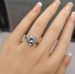 Stunning 18ct White Gold Antique Engagement Ring