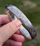 Victorian Sterling Silver Hinged Bracelet