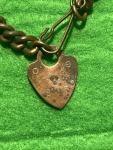 Victorian Copper Charm Chain Bracelet