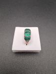 Victorian 15ct Gold Emerald Diamond Ring