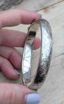 Victorian Sterling Silver Hinged Bracelet