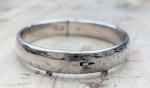 Victorian Sterling Silver Hinged Bracelet