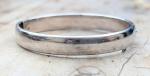 Victorian Sterling Silver Hinged Bracelet
