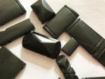 Victorian 1890s Whitby Jet Bracelet - 63g