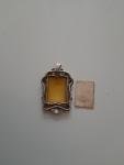Gold and Silver Antique Picture Locket Pendant