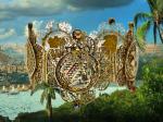 Art Deco Egyptian Revival Enamel Filigree Bracelet
