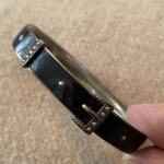 Victorian Austro-Hungarian Silver Pearl Bangle