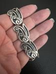 Antique Sterling Silver Heavy Mexican Bracelet