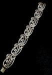 Antique Sterling Silver Heavy Mexican Bracelet