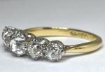 Antique 18ct Gold Platinum Diamond Eternity Ring