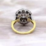 Art Deco Diamond Engagement Ring in 14k White Gold