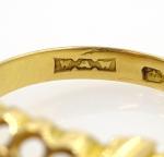Vintage 18ct Gold Ruby and Diamond Ring