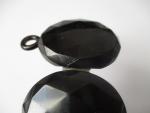 Victorian Whitby Jet Locket for Two Photos