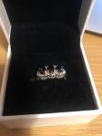 Vintage Sapphire and Diamond Engagement Ring