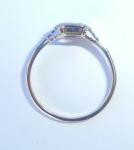 Art Deco 18ct Gold Sapphire and Diamond Ring