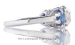 Edwardian 5 Stone Ceylon Sapphire Diamond Ring