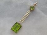 Art Deco 9ct Yellow Gold Lavalier Pendant
