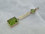 Art Deco 9ct Yellow Gold Lavalier Pendant
